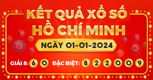 Xổ số TP.Hồ Chí Minh ngày 1 tháng 1