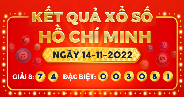 Xổ số TP.Hồ Chí Minh ngày 14 tháng 11