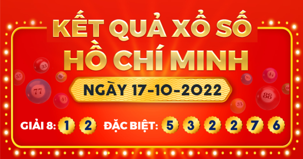 Xổ số TP.Hồ Chí Minh ngày 17 tháng 10