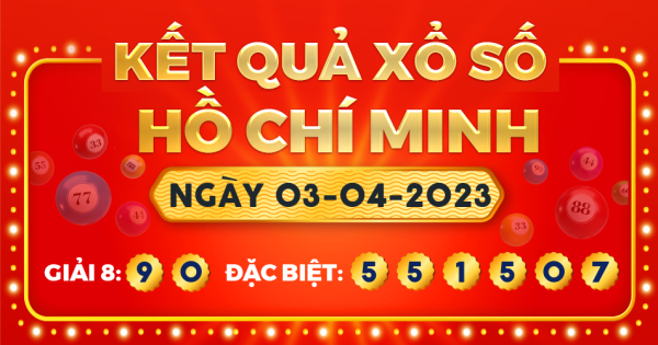 Xổ số TP.Hồ Chí Minh ngày 3 tháng 4