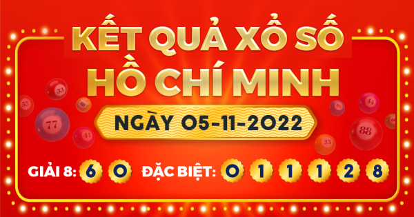 Xổ số TP.Hồ Chí Minh ngày 5 tháng 11