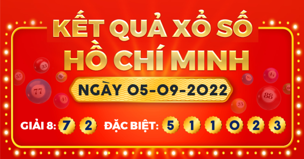 Xổ số TP.Hồ Chí Minh ngày 5 tháng 9