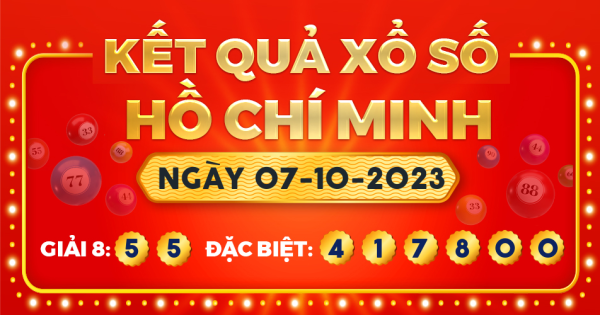 Xổ số TP.Hồ Chí Minh ngày 7 tháng 10