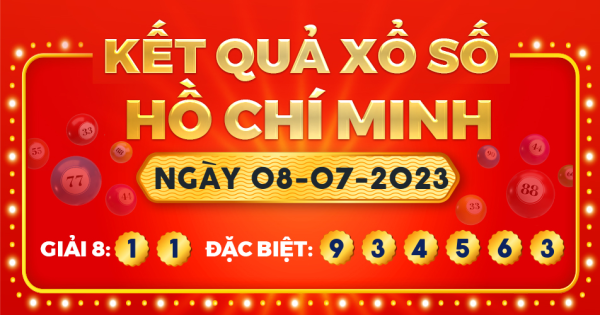 Xổ số TP.Hồ Chí Minh ngày 8 tháng 7